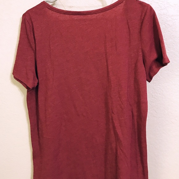 { Berry Red Tee } - Picture 3 of 3